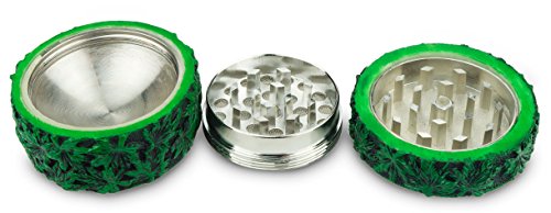 Formax420 Blattschleifer Tobacco Grinder Gewürzmühle Grün oder Silber 50 mm 3 Teile - 3