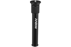 Camera Extension Pole, Andoer Extendible Tripod Center Column Shaft Aluminum Alloy Tripod Extension Tube Camera Mono Pole Extensions Carbon Fibre Tripod Centre Column Tripod Extension Pole