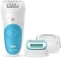 Braun Silk-Epil 5-511 Starter Kit Wet and Dry Epilator for Women Cordless Epilation and Hair Removal Plus Beginners Cap...