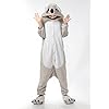Haroty-Unisex-Adulto-koala-Camicie-da-Notte-con-cappuccio-Pigiama-Cosplay-Halloween-Costume-Animale-flanella-Pajamas-Tuta