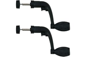 HEHGLNG 2 Pcs Black Fishing Reel Handles Fishing Reel Handles Replacement Grip Parts Reel Care Outdoor Fishing Accessories