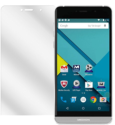 6x dipos Medion Life X5004 Schutzfolie – klare Displayschutzfolie - 2