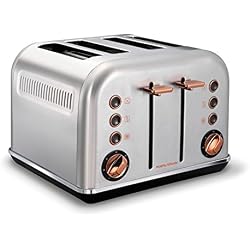 Morphy Richards Grille-Pain Accents 4 tranches INOX Rose Gold