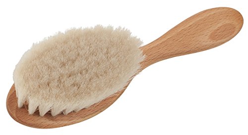 Baby hair brush made of Beechwood with Goat hair very soft