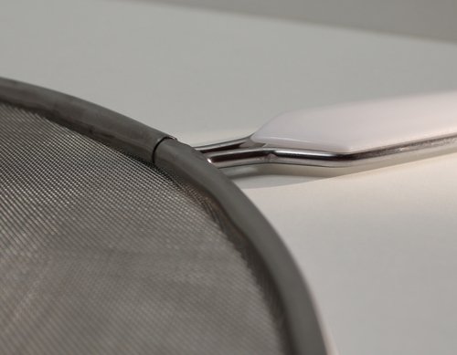 2x Pfannenspritzschutz im SET Pfannen Topf Spritz Schutz, 26 und 28 cm Edelstahl - 5