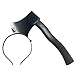 Produktbild LUOEM Plastikhaken durch den Kopf Halloween Kreuzkopf Axt Hairband Stirnband blutige Plastikwaffen Party Dekoration