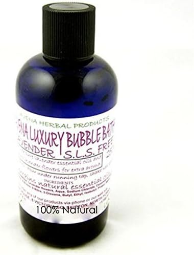 Luxury Natural Bubble Bath Lavender 500ml, SLS Free Bubble Bath With Essential Oil by Luxury Bubble Bath