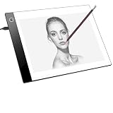 caja de luz para dibujo precios 3. 3-niveles Brillo Ajustables, Ultra-delgado, Ultra-ligero, portátil, Fácil de llevar a cabo, Sin importar el uso en exteriores o interiores. ★4.12V Voltaje seguro, Seguridad en uso. Robusto y no se calienta.