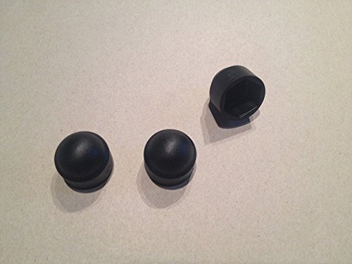 50 Stück Sechskant Schutzkappe M12 - Schlüsselweite 19mm, Farbe schwarz - Abdeckkappe