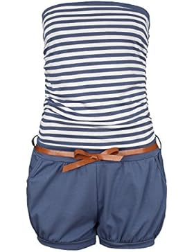 Damen Jumpsuits kurz Elegant Hot-Pant Overall One Size ( 547 )