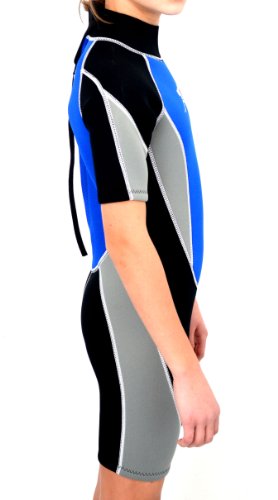 Kinder Neopren Shorty 3 mm Neoprenanzug Surfanzug Bade Anzug Größe frei wählbar von 104 bis 176 - 7