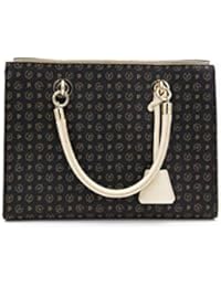 Pollini - Bolso cruzados para mujer negro negro