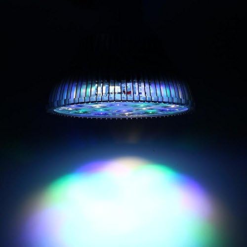 Takalao E27 54W PAR38 85-265V 6 White 6 Blue 6 Green LED Aquarium Light Bulb For Coral Reefs and Aquarium Fishes