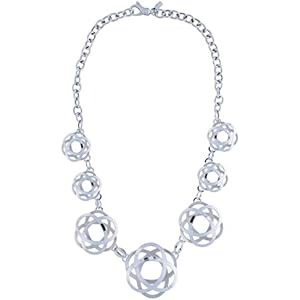 Gioiello Italiano - Halskette „Atom“ in Silber