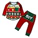 Price comparison product image Baby Clothing,Covermason Xmas Newborn Infant Boy Christmas Print T-Shirt Tops+Letter Pants Trousers Outfits Set