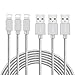 Price comparison product image Lightning Cable,Irady 3Pack 3.3ft / 1M Nylon Braided USB Cord Charging Cable Charger for iPhone X iPhone 8 Plus 8 7 6 6s, iPhone 7 Plus 6 Plus 6s 6, iPhone 5s 5 Se, iPad, iPod mini Air Pro iPod touch nano 7 and More, Gold (Gray)