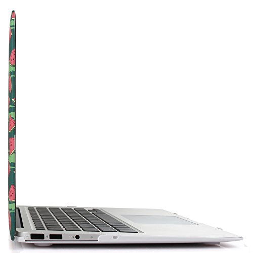 iDOO MacBook Schutzhülle / Hard Case Cover Laptop Hülle [Für MacBook Air 13 Zoll: A1369/A1466] – matt, Wassermelonen - 4