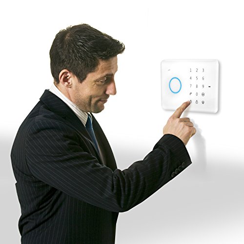 Eminent EM8610 Starter kit per sistema di allarme wireless su cellulari, controllato da smartphone, Bianco