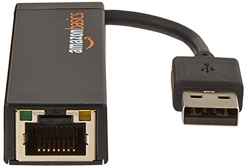 AmazonBasics Ethernet-LAN-Netzwerkadapter, USB 2.0, 10/100 Mbit/s - 4