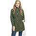 Produktbild TianWlio Damen Mäntel Frauen Regenjacke Wasserdicht Kapuzen Reißverschluss Leichter Trench Mäntel Windbreaker