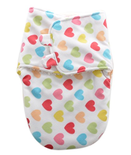 Happy Cherry Baby Polyester Swaddle Neugeborene Schlafsack Pucktuch Herbst Baby Wrap Decke Winter Mädchen Junge Wickeldecke 0-1 Jahr 50*35 cm