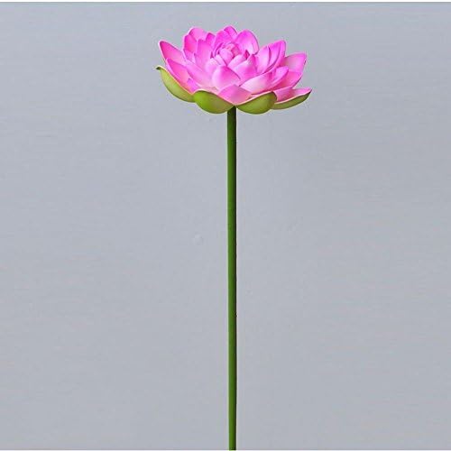 Jnseaol Artificial Flowers 2Pcs Artificial Flower Lotus Artificial Flower Diy Pond Fountain Decoration A Great Ornament Pink -01