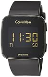Calvin Klein Herren Digital Uhr mit Silikon Armband K5C214D1