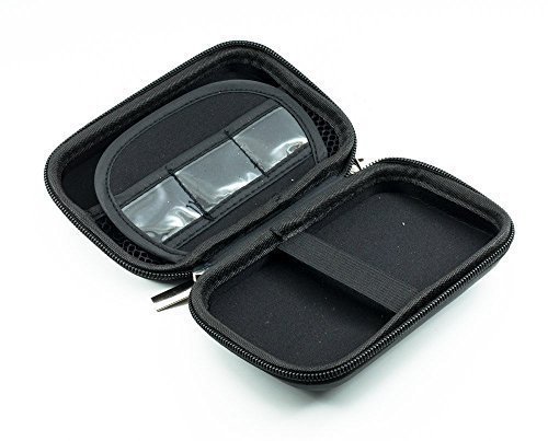 QUMOX braun 2.5 HDD Ledertasche / Tasche für externe Festplatte Fall - 4