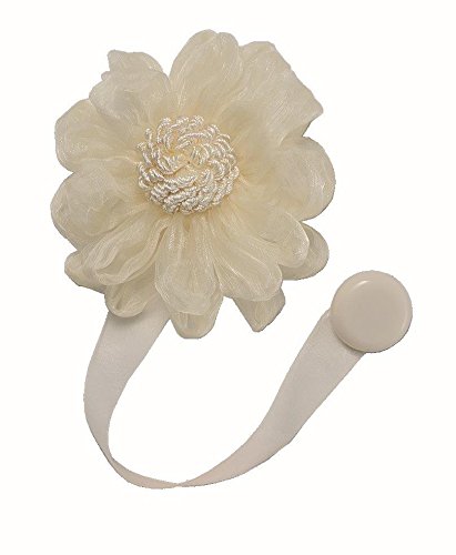 Home Collection MAF155 Calamita Fiore, Poliestere, Beige, 28x9x3.5 cm