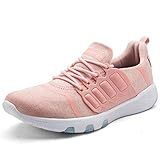  AZOOKEN Herren Damen Laufschuhe Atmungsaktiv Sportschuhe Sneaker Running Walkingschuhe Shoes （6918-pink41）