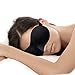 Winrembrandt Black Sleep Mask for Travel Rest Sleep