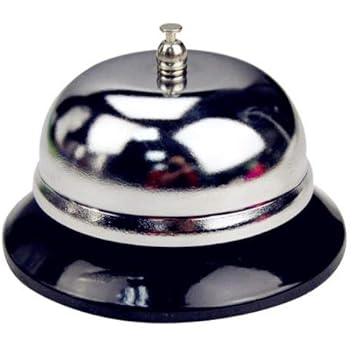 Sonnette De Comptoir,Sonnette De Service Cloche D'appel Cloche De Cuisine En Acier Inoxydable Pour Service A La Main, Service De Majordome, Boutique, Comptoir, Theatre, Jeu Dramatique