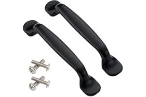 2x Qrity Tiradores de las puertas del armario de la cocina armario ropero tire del cajón, Aluminio, con tornillos (96MM)