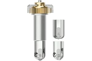 WELLKITCH Roue de rainage compatible Cricut Maker & Explore, outil de découpe précis pour bois de balsa, cuir fin, papier cartonné & plexiglass, finitions nettes et professionnelles