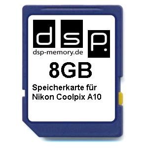 DSP Memory Z-4051557438309 8GB Speicherkarte für Nikon Coolpix A10