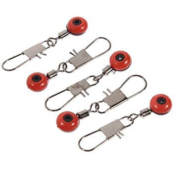 TOOGOO(R) 100X Schnelle Perlen Laufwirbel Wirbel Sicherheitskarabiner Posen Adapter Neu