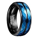 Material: Der Ring ist aus kratzfestem Wolframcarbid hergestellt, so eignet sich dieser im Alltag, um kaum Kratzer zu treffen und wie neu bleibt. Dazu schafft der Ring auch mehr Freude, da Wolframcarbid hauptsächlich allergiefrei ist.