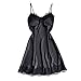 Produktbild TianWlio Dessous Mode Damen Schlafanzug Unterwäsche Unterhosen Negligees Weihnachten Dessous Nachtwäsche Unterwäsche Robe Baby Dolls Nachtwäsche Kleid  Schwarz 3XL