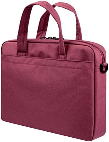IPUIS Universal 15.6 "Carry Case Waterproof Carrying Case Shockproof Laptop Bag with Handle for Acer Chromebook 15 CB5-571, Acer Aspire, ASUS, Toshiba, Dell Inspiron, Lenovo, HP Notebook - Dark Red