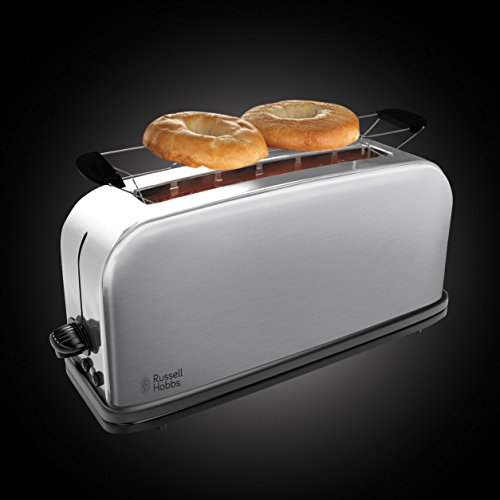 Russell Hobbs 21396-56 Oxford Langschlitz-Toaster, 6 einstellbare Bräunungsstufen, 1000 W, edelstahl - 3