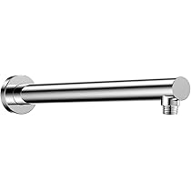 Braccio Doccia 16 Pollici A Parete - In Ottone Con Finitura Nera Per Soffioni - Foto 9