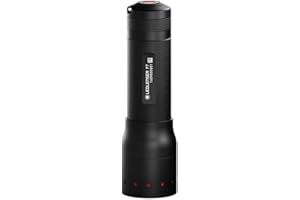 Ledlenser P7 Allround Kompaktowa latarka LED, 450 lumenów, zasięg świecenia 300 m, możliwość ustawienia ostrości, zasilanie bateryjne 4xAAA, baterie w zestawie.