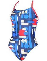 Jaked Women Olympic Mood Swimsuit - Red / White / Blue Size 38