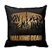 The walking dead Decorative Throw Pillow Cover Cushion Case Twin sides Hidden zipper enclosure, Pillow case size 18 x 18" , 45 x 45 cm
