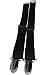 Produktbild Strapse Halter Strumpfgürtel Metall Hosenträger Clip 1 Paar zum einhängen an Korsagen Korsett Corsagen schwarz Harken Gurte