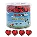 Produktbild 150 Schokolade Herzen, rot, Schoki Schokolade