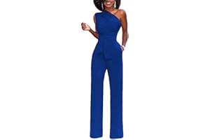 Minetom Jumpsuit da Donna Elegante Pizzo Tinta Unita Playsuit Tuta Cerimonia Cocktail Overall Monopezzi Tutine
