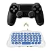 Produktbild Mini 2.4G Wireless Tastatur Adapter Chatpad Tastatur für PS4 Controller Weiß (Farbe: Weiß)