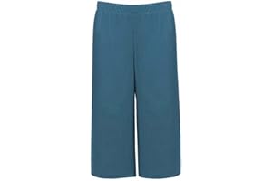 Shop Nova® Women Wide Leg Plazzo 3/4 Short Pants Casual Ladies Loose Capri Trousers