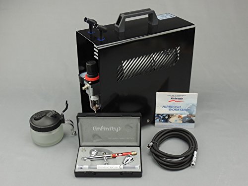 Preisvergleich Produktbild Harder & Steenbeck Airbrush Komplett Set Infinity Two in One